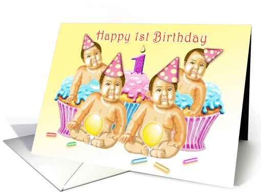 Happy Birthday Quads! card (357285)