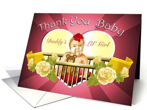 Daddy's Lil' Girl card (361307)