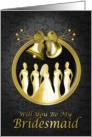 Wedding Bell Bridesmaids card