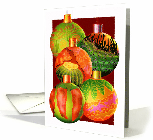 Christmas Ornaments With Desert Motif Including Cactus,... (1465918)