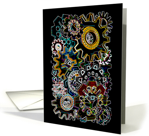 GEARS ELECTRIC card (395802)
