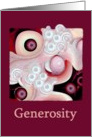 Generosity - Encouragement Card