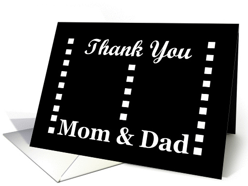 WEDDING Thank You - Mom and Dad card (375888)