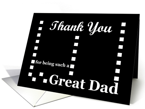 WEDDING Thank You - Dad card (375967)