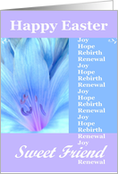 Happy Easter Friend & Family card