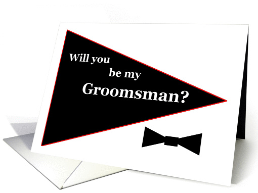 Groomsman Invitation card (376820)