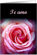 Te amo - I love you - Spanish card