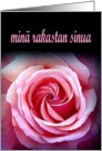 min rakastan sinua - I Love you - Finnish card