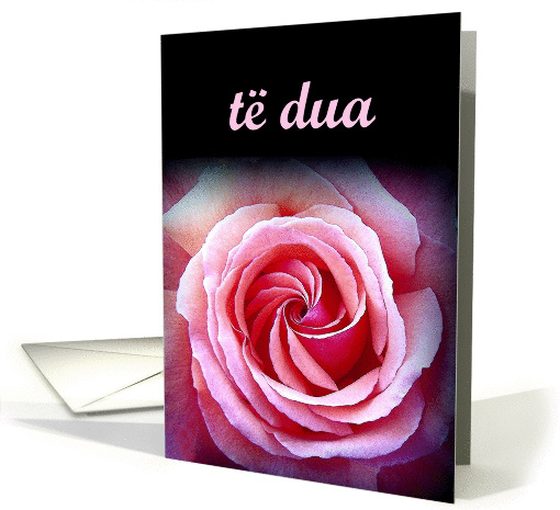 t dua - I Love you - Albanian card (384926)