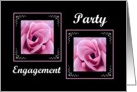 Engagement Party - Pink Roses card