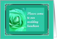 Wedding Luncheon Invitation card