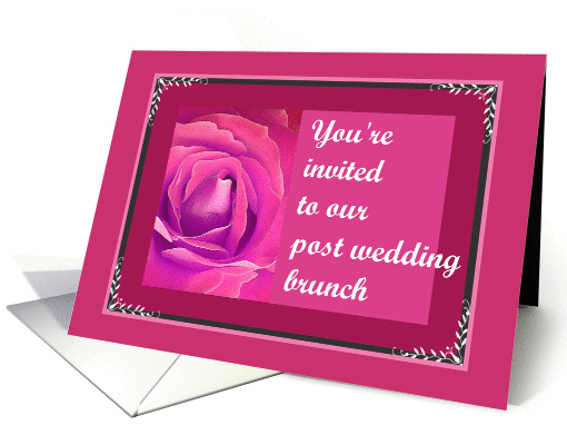 Wedding Brunch  Invitation card (385460)