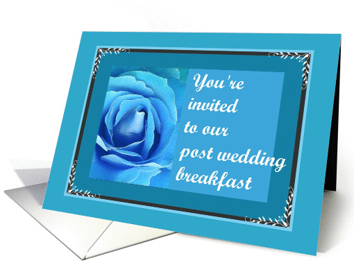 Wedding Breakfast Invitation card (385461)
