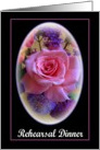 Wedding Rehearsal Dinner Invitation card