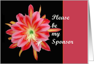 Be My Sponsor card