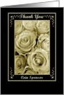 Coin Sponsor - Thank You card