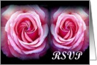 RSVP - Pink Roses card