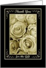 Thank You - Wedding Gift card