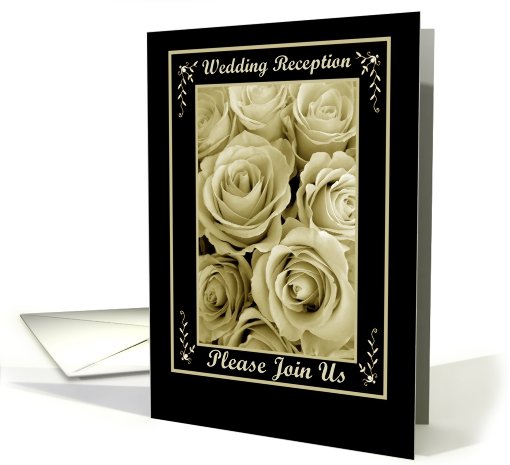 Wedding Reception Invitation card (398182)