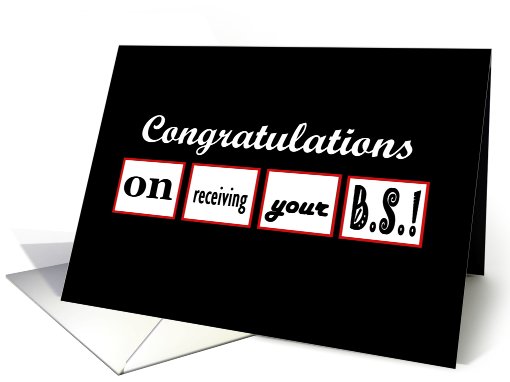BS Graduate - Congratulations card (399971)