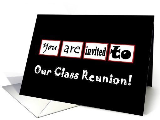 Class Reunion Invitation card (422335)