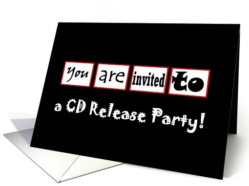 CD Release Party card (422341)