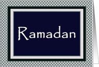 RAMADAN Greetings card
