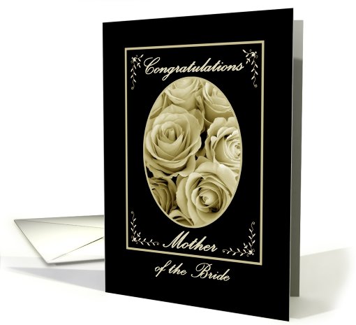 Mother of the Bride - Wedding Congratulations card (475880)