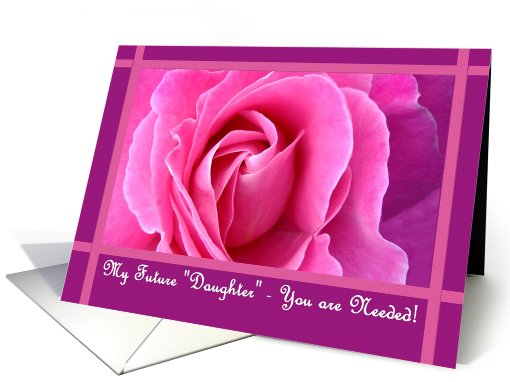 STEPDAUGHTER - Be My Bridesmaid with Rose card (478514)
