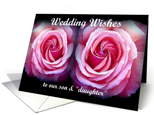 Congratulations - Our Son's Wedding card (484350)