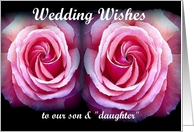 Congratulations - Our Son’s Wedding card