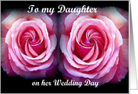 Congratulations - Our Daughter’s Wedding card