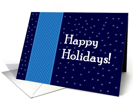 Happy Holidays with Snowflakes card (487614)
