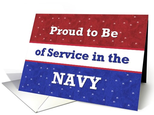 In Navy and Proud- Red White Blue card (537534)