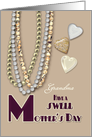 Grandma Swell Mother’s Day Retro Necklaces and Hearts Customizable card