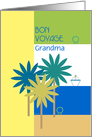 Grandma Bon Voyage Tropical Design with Cute Birds Customizable card