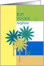 Nephew Bon Voyage Tropical Design with Cute Birds Customizable card