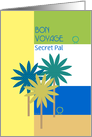 Secret Pal Bon Voyage Tropical Design with Cute Birds Customizable card