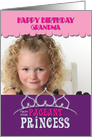 Pageant Grandma Birthday from Pageant Princess Tiara Photo Card