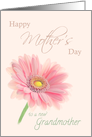 New Grandmother Happy Mother’s Day Pink Gerbera Daisy Pink card