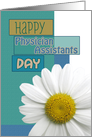 Physician Assistants Day Blue Scrapbook Look with Daisy for Female PA card