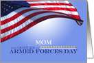 Mom Custom Armed Forces Day Honor Service Members American card