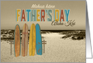 Hawaiian Father’s Day for Makua Kane Aloha Kai Vintage Longboards card