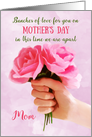 Coronavirus Self Isolation Mother’s Day for Mom Pink Roses Bunches of Love Apart card