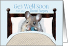 Dental Surgery Mouse Get Well card
