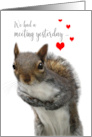 Custom Squirrel card