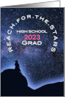 For HER Congratulations High School Graduate 2022 Celestial card