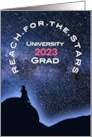 For HER Congratulations University Graduate 2022 Celestial card