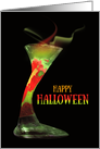 Enchanted Cocktail Happy Halloween card