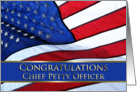 Congratulations Chief Petty Officer card